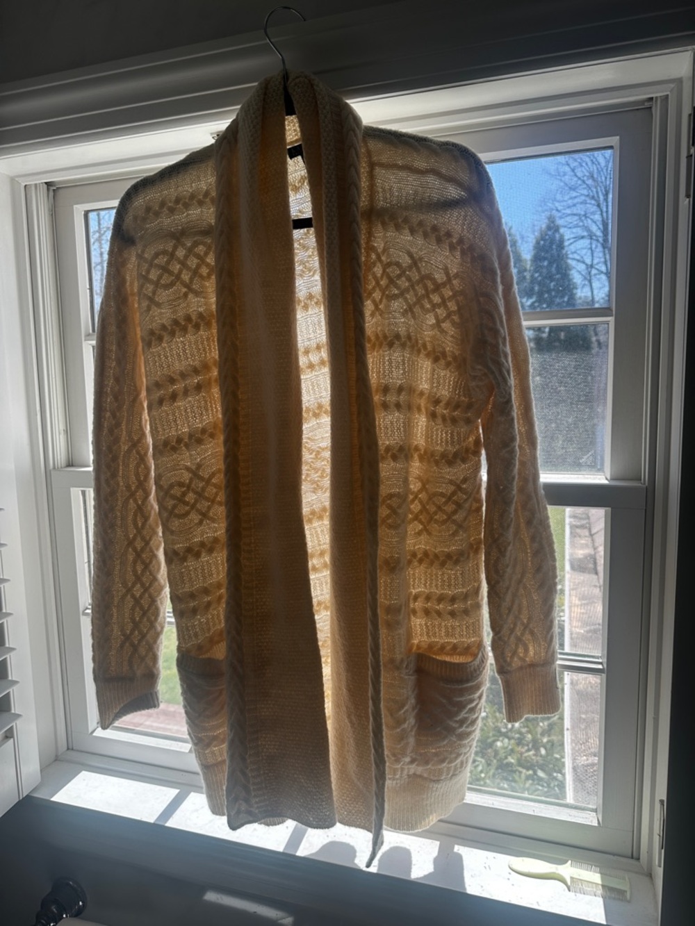 Lauren Ralph Lauren cardigan shawl cardigan sweater medium classic Medium $275 - Picture 2 of 11